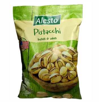Фісташки Каліфорнійські смажені та солоні Alesto 500 г