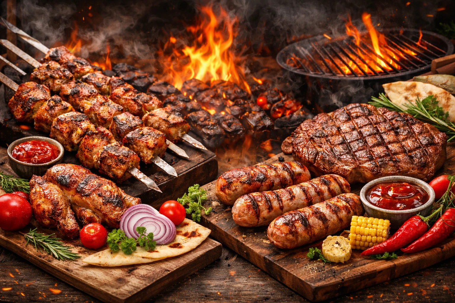 Мангал меню